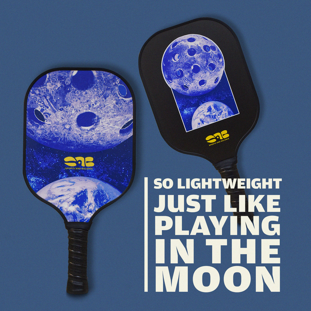 SAB Pickleball Starter Set for Beginners – 2 Fiberglass Paddles, Balls & Bag