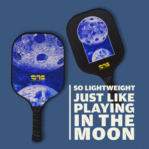 SAB Pickleball Starter Set for Beginners – 2 Fiberglass Paddles, Balls & Bag